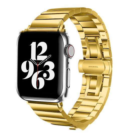 Reloj con Pulsera de Bambú y Hebilla de Arco en Acero Inoxidable - Image 8