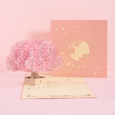Tarjeta de Invitación Sakura Enamorados con Corte Láser 3D Artesanal - Image 24