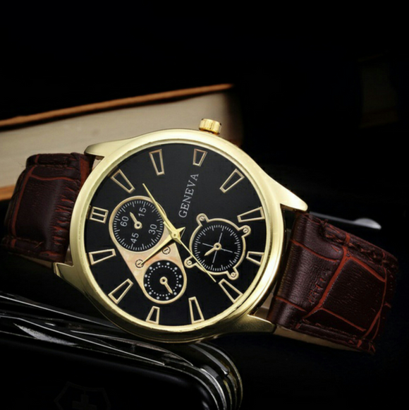 Reloj Pulsera Geneva Ejecutivo con Correa - Estilo Casual Profesional