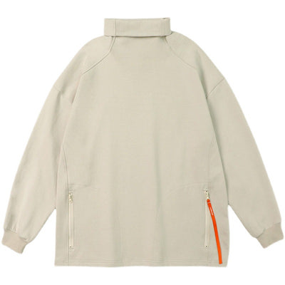 Suéter Cuello Alto Ajustable Unisex - Casual Cómodo Manga Larga - Image 8