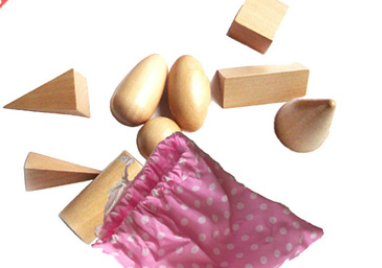 Kit Montessori de Formas Geométricas 3D - Bolsa Sensorial para Educación Temprana - Image 2