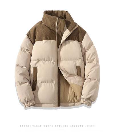 Abrigo Acolchado Unisex de Cuello Alto para Invierno - Image 18