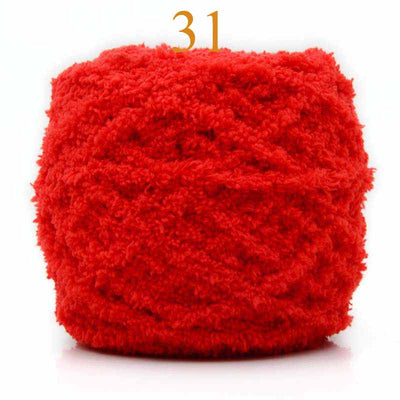 Bufanda de Cachemira Coral Tejida a Mano - Hilo de 3 Hebras con Orilla Delicada - Image 30
