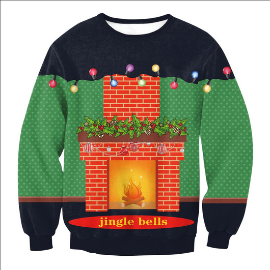 Suéter Navideño Divertido Santa Elfo Vacaciones para Hombre y Mujer - Image 14