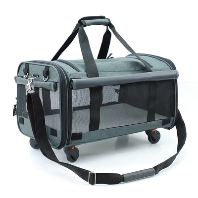 Bolsa de Transporte Plegable con Ruedas para Gatos - Image 4