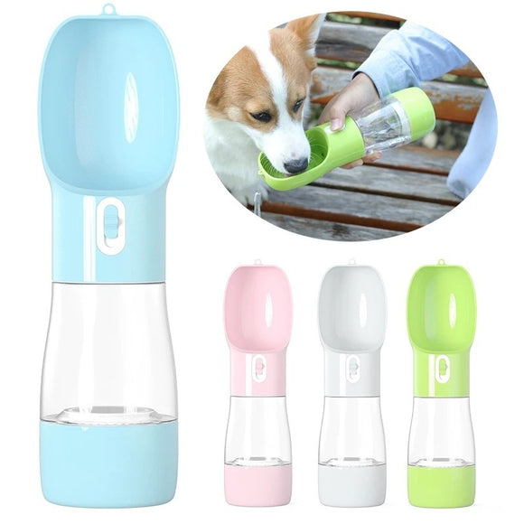 Vaso Multifuncional Portátil para Mascotas - Comedero y Bebedero 2 en 1