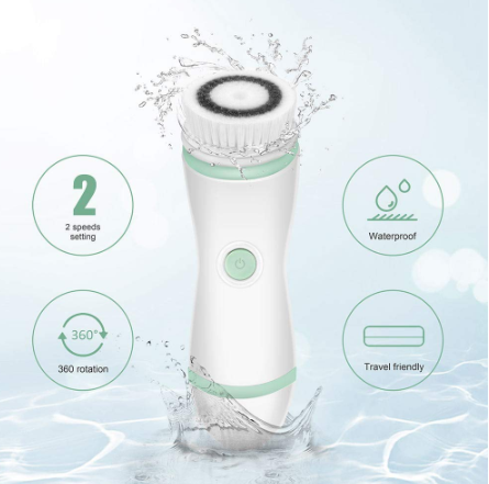 Cepillo Facial Eléctrico Impermeable para Limpieza Profunda - Image 4