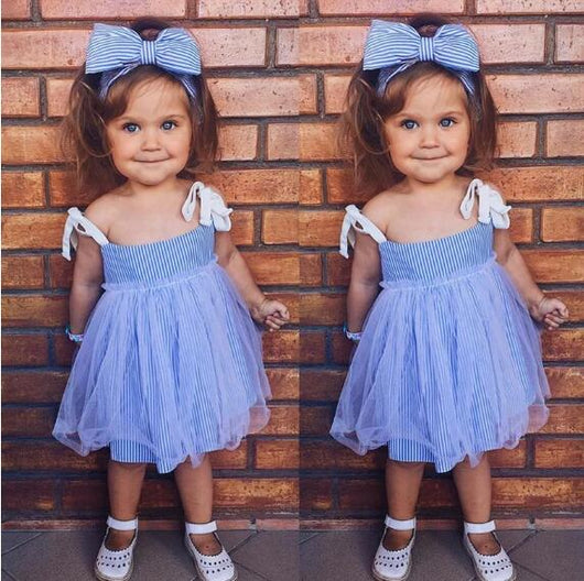 Vestido Infantil con Tirantes Cómodo y Adorable