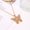 Butterfly Statement Necklaces Pendants Dorado