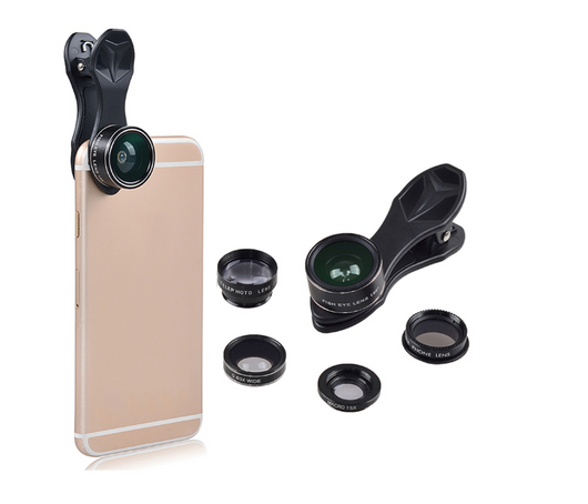 Kit de Lentes 5 en 1 para Celular: Fotografía Profesional Universal - Image 9