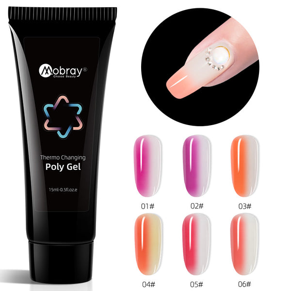 Gel de Uñas Alargador Efecto Cálido