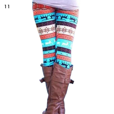 Leggings Navideños Estampados Cintura Alta - 18 Colores para Fiestas - Image 13