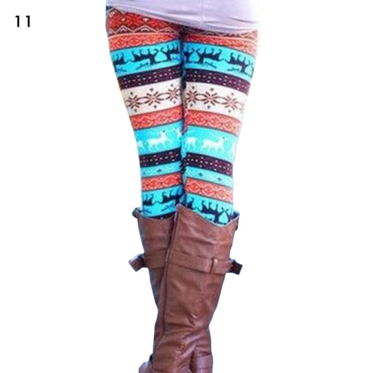Leggings Navideños Estampados Cintura Alta - 18 Colores para Fiestas - Image 13