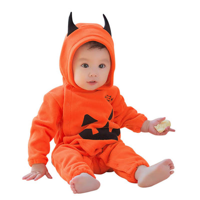 Disfraz Enterizo de Calabaza con Capucha para Halloween - Image 8