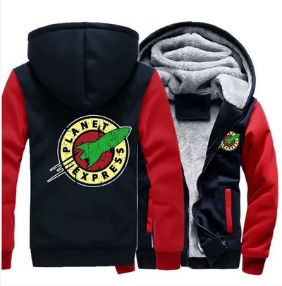 Suéter de Terciopelo Grueso con Cierre - Colección Invierno Plus