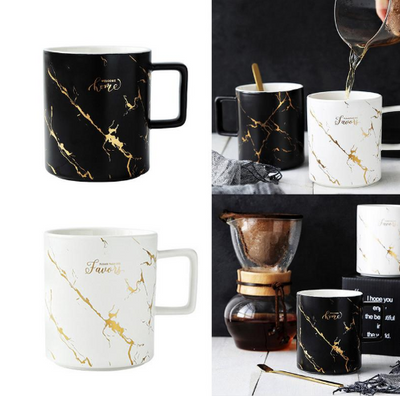 Taza de Mármol Estilo Nórdico para Café y Bebidas - Image 5