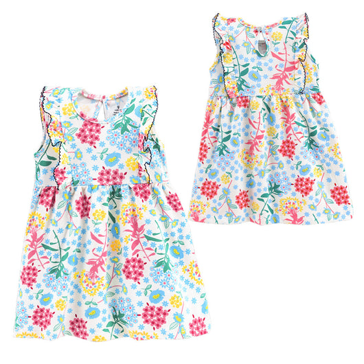 Vestido de Verano para Niña - Falda Corta de Algodón Tejido Estilo Princesa - Image 10