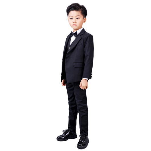 Traje Formal Elegante para Niños - Conjunto Negro Completo para Bodas y Eventos - Image 7