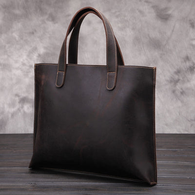 Maletín Ejecutivo Cuero Crazy Horse - Bolso Mensajero Premium en Cuero Genuino - Image 6