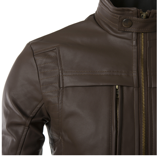 Chaqueta de Cuero PU para Hombre - Image 9
