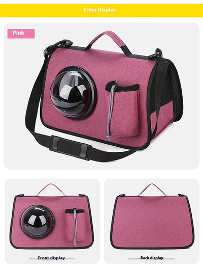 Bolsa Transportadora para Gatos - Mochila Cruzada Portátil para Mascotas - Image 19