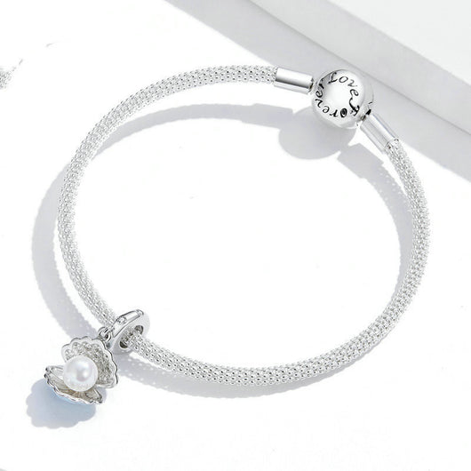 Pulsera de Plata 925 con Dije Perla en Concha - Diseño Personalizable - Image 7