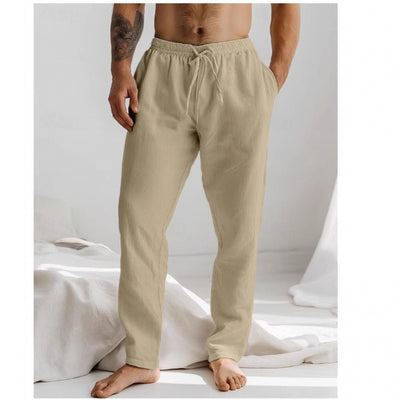 Pantalones Hombre Verano Cintura Elástica Transpirables - Image 4