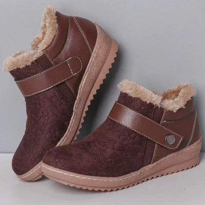 Botas de Nieve Talla Grande con Forro Polar y Punta Redonda - Image 8