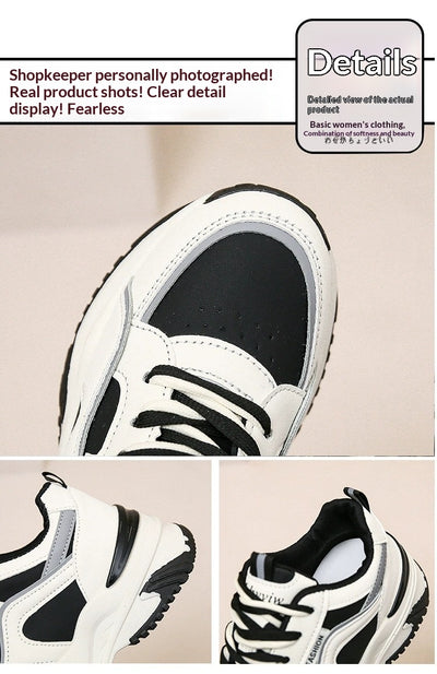 Zapatillas Deportivas Casuales para Mujer con Suela Gruesa Acolchada y Diseño Ligero - Image 17