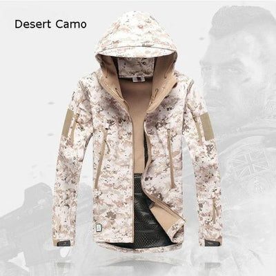 Chaqueta Táctica Shark Skin Softshell V 4.0 - Impermeable Militar con Capucha - Image 7