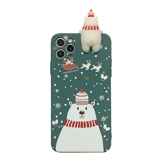 Funda Navideña para Celular con Diseño de Reno - Carcasa Suave IMD - Image 11