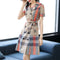 Vestido Camisa a Cuadros Doble Abotonado
