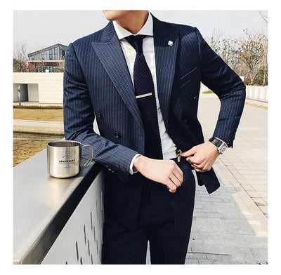 Traje de Boda Británico Elegante Estilo Business Casual - Image 5