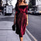 Vestido Largo Elegante con Hombros Descubiertos