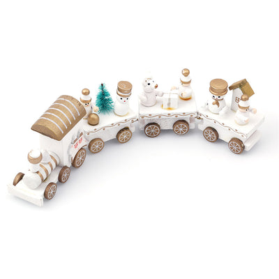 Set de 4 Trenes de Madera Miniatura para Niños - Image 13