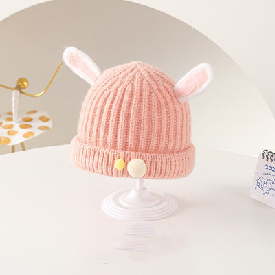 Gorro Tejido de Lana Cálido con Diseño Adorable de Melón para Bebé - Image 9