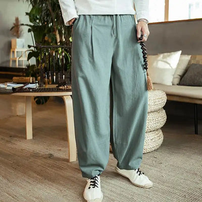 Pantalones Anchos Estilo Chino de Cintura Alta - Image 5