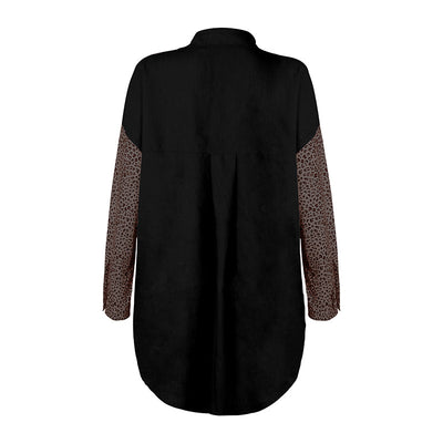 Cardigan de Solapa con Estampado Leopardo y Bolsillos - Image 18