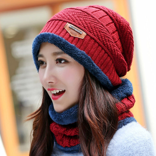 Gorro de Invierno Grueso para Mujer con Orejeras - Estilo Coreano