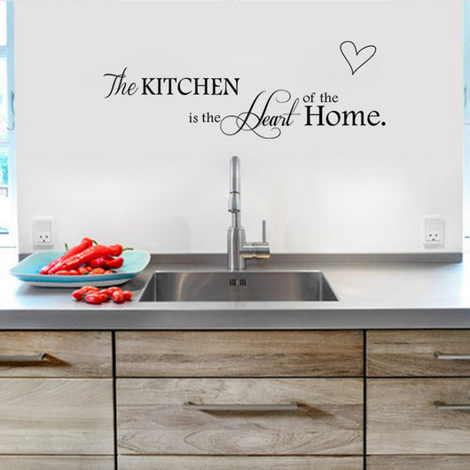 Vinilo Decorativo La Cocina es el Corazón del Hogar - Adhesivo Removible DIY - Image 3