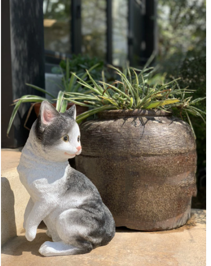 Adornos de Jardín Animales Tiernos Gatitos Decorativos - Image 6