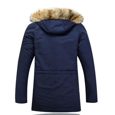 Chaqueta Acolchada Térmica para Hombre - Diseño Slim con Capucha - Image 2