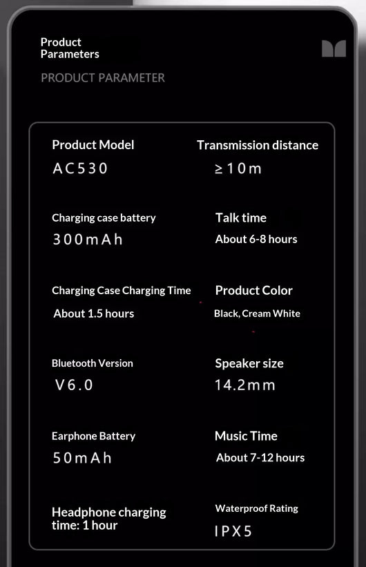 Auriculares Inalámbricos de Conducción Ósea AC530 Bluetooth - Image 6