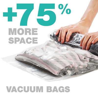 Bolsa de Compresión Sellable para Ropa - Ahorra Espacio sin Electricidad