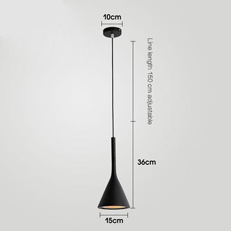Lámpara de Techo Minimalista de Un Solo Foco