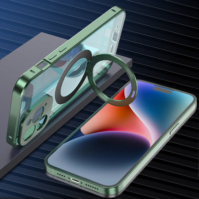 Funda Transparente con Soporte Magnético Plegable para Celular - Image 6