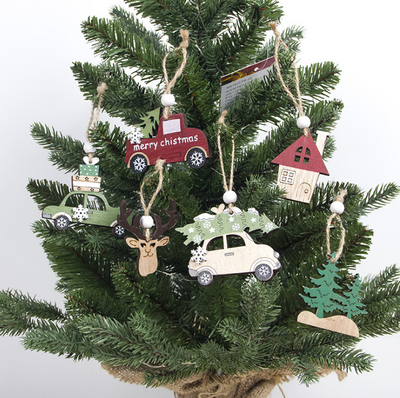 Adorno Navideño de Madera Artesanal para Árbol - Image 10
