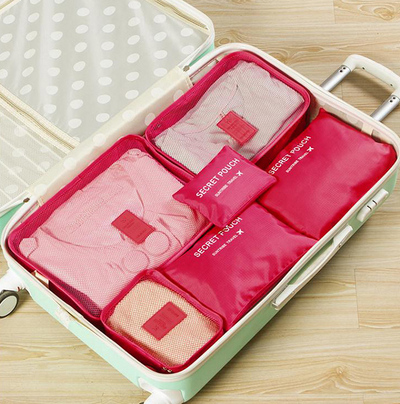 Organizador de Viaje en Nylon Impermeable - Cubos de Empaque Durables - Image 29