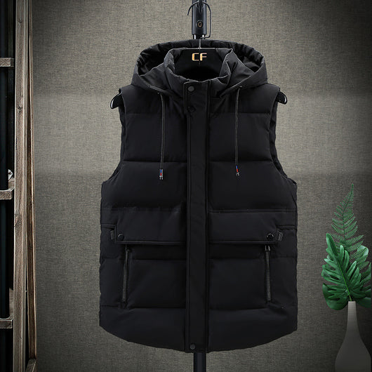 Chaleco Acolchado con Capucha para Hombre - Image 6