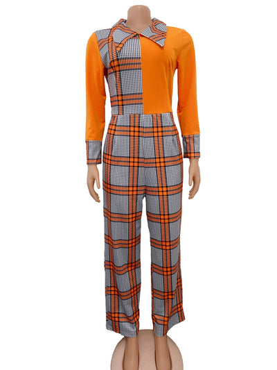 Jumpsuit Elegante con Costuras de Contraste y Piernas Anchas - Image 10